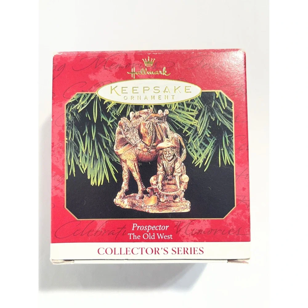 1999 Hallmark Keepsake Ornament Prospector The Old West Series 2 Duane‎ Unruh